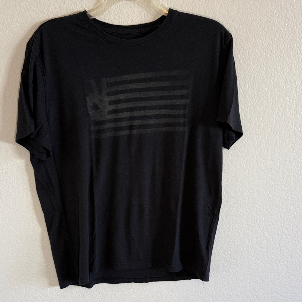 John Varvatos Black Peace Sign Tee XL